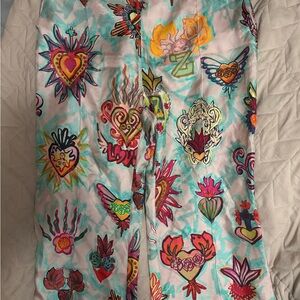 Zimmermann deadstock Silk Print Pants